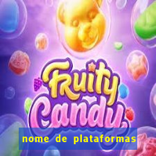 nome de plataformas de jogos